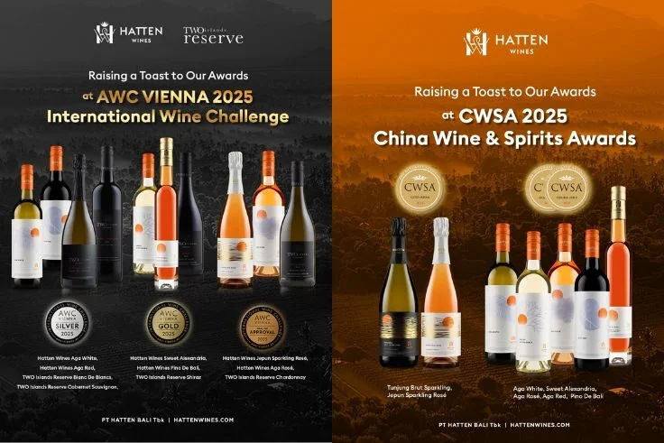 Hatten Wines Bali Strike Gold at CWSA and AWC Vienna 2025