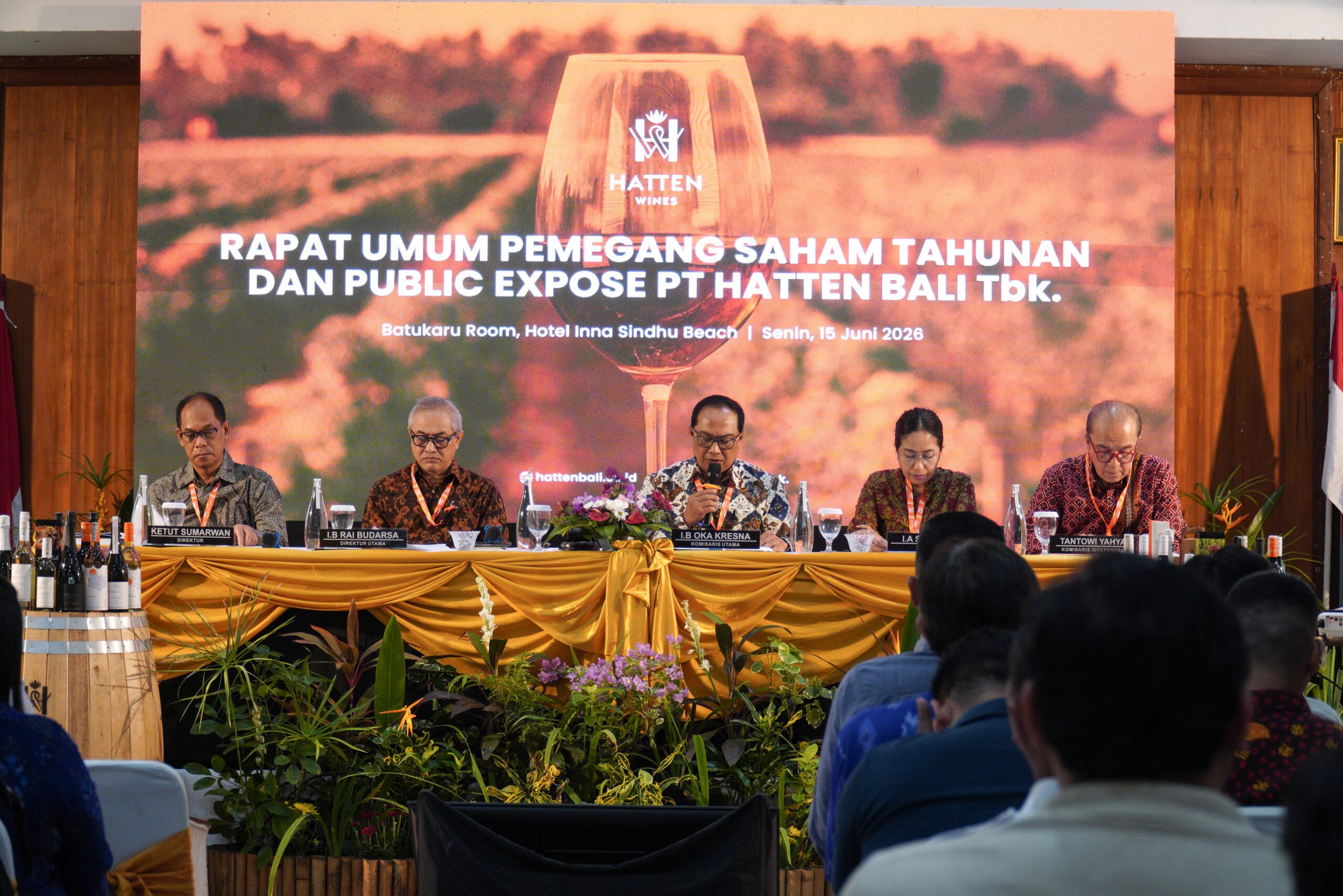PT Hatten Bali Tbk (WINE) Paparkan Strategi Ekspansi Nasional dalam Annual Public Expose dan RUPST, Targetkan Pertumbuhan Pendapatan 5% di Tahun 2026